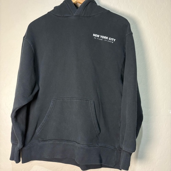 Black Graphic Hoodie NY New York City - Picture 4 of 8